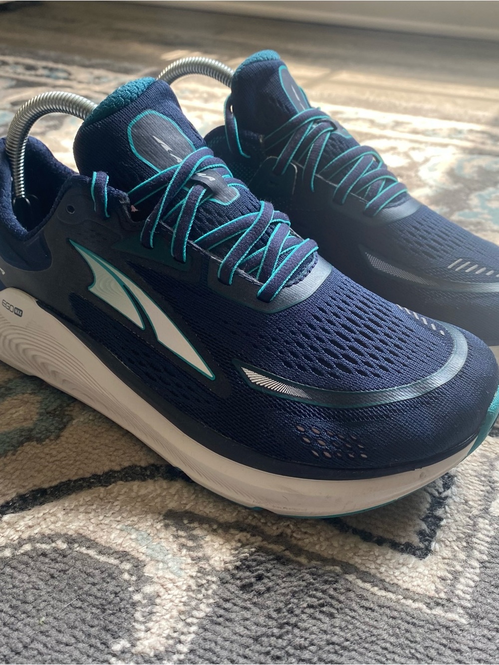 Altra Paradigm 6 Womens Blue Running Training Shoes US 6.5 UK 4.5 *No Insoles*
